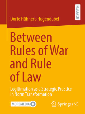 cover image of Between Rules of War and Rule of Law